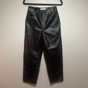 Madewell The Balloon Pant in Faux Leather